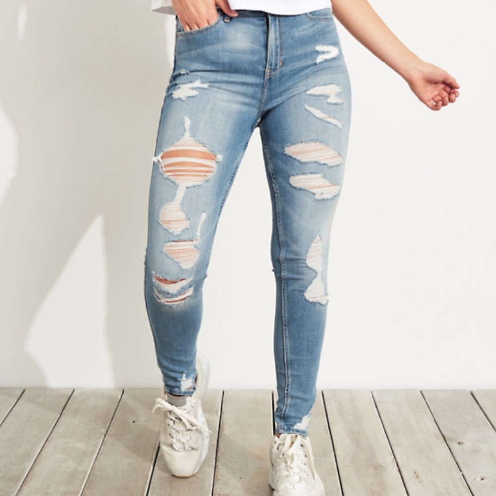 Hollister curvy jeans